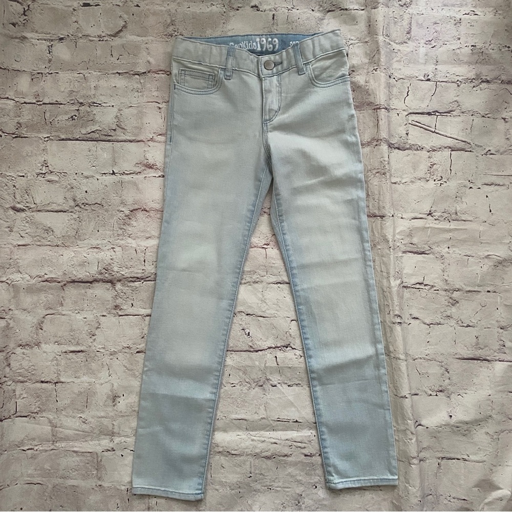 GAP Girls Super Skinny Light color blue jeans Size7 NWT